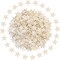 200 Pcs Small Wooden Stars – 1 Inch Unfinished Wood Cutouts for Crafts, Ornaments, Wooden Flags & DIY Art Projects